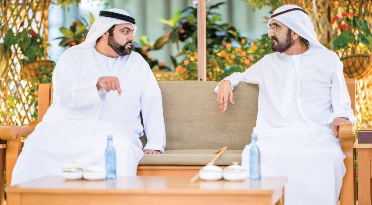  محمد بن راشد في حديث مع محمد الشرقي 