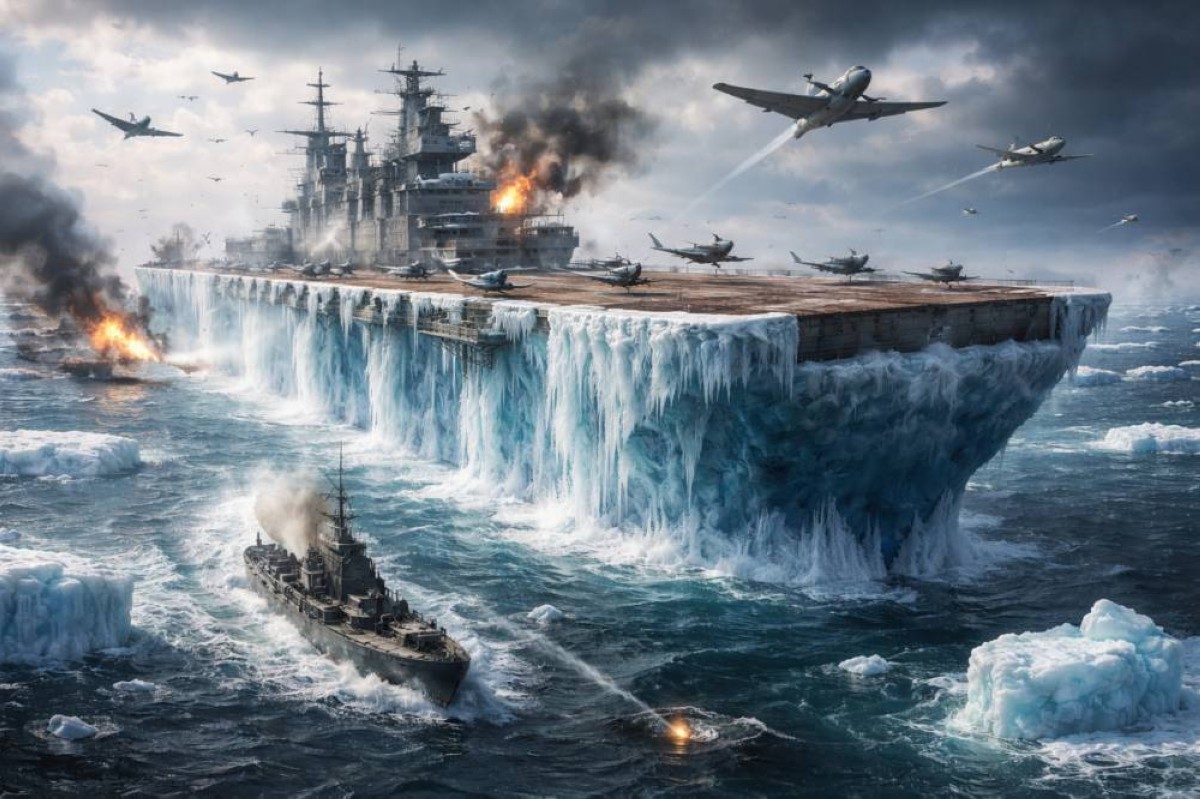 حاملة طائرات من لبّ الخشب والجليد.. سلاح سري في طي الكتمان