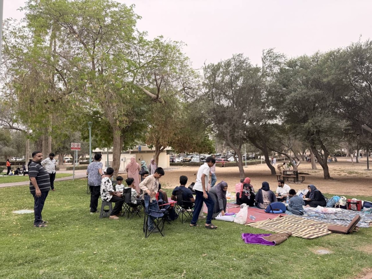 الحدائق وجهة رئيسية للعائلات خلال أيام عيد الفطر 