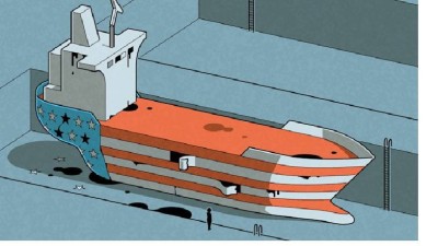 الحرب تكشف الهشاشة الواضحة لوضع أمريكا في بحار العالم