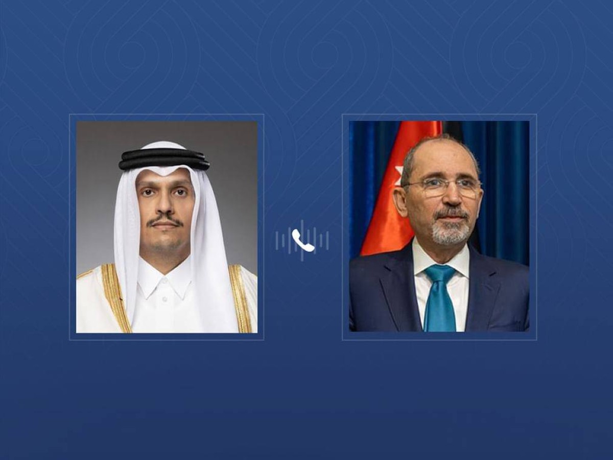 وزيرا خارجية الأردن وقطر يبحثان هاتفياً آفاق إنهاء التصعيد الخطير في المنطقة