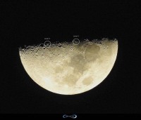 لماذا يظهر حرفا "V" و"X" على سطح القمر كل شهر ؟