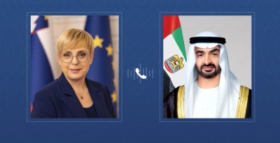 رئيس الدولة ورئيسة سلوفينيا يبحثان هاتفياً علاقات التعاون والتطورات الإقليمية