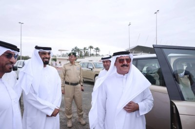 سلطان بن حمدان ومحمد بن مكتوم يشهدان ختامي المرموم