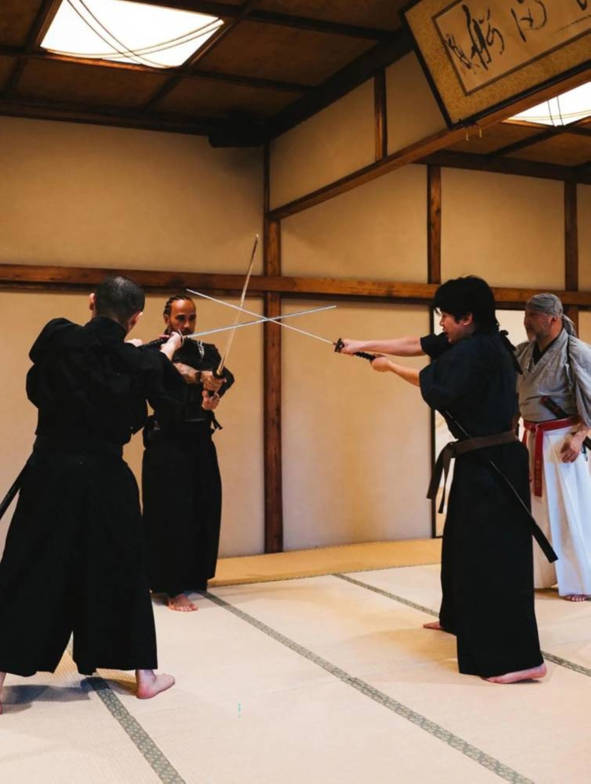 هاميلتون يتدرب مع ساموراي