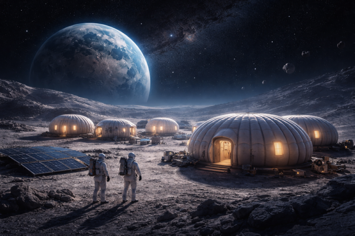 من الخيال إلى الواقع.. منازل قابلة للنفخ على القمر
