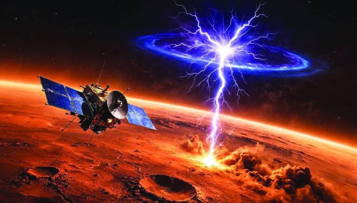 قوة هائلة لبرق المشتري