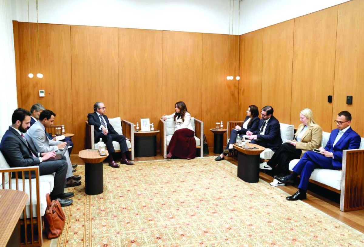 لانا نسيبة في اجتماع مع مندوبي الدول الأعضاء لدى الأمم المتحدة في نيويورك