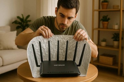 ماذا يحدث عند وضع ورق الألمنيوم خلف أجهزة الراوتر؟