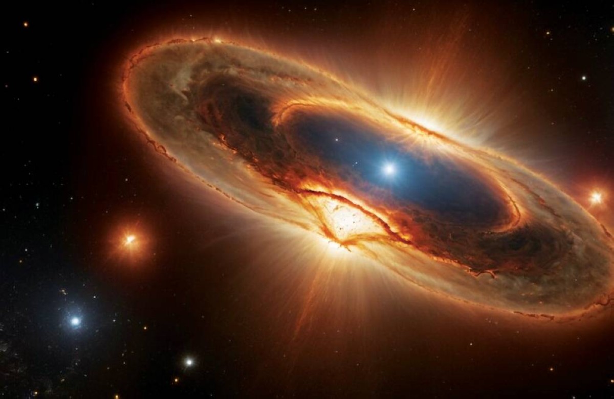 العلماء يدرسون المجرة الحلزونية