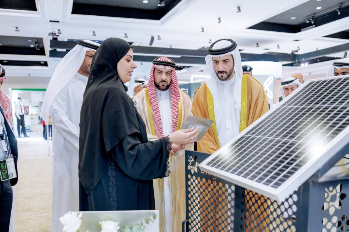 سلطان بن أحمد يشهد انطلاق النسخة الـ3 من معرض الصحة والسلامة والبيئة
