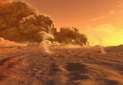عاصفة رملية هبت على المريخ قبل 3.6 مليارات سنة