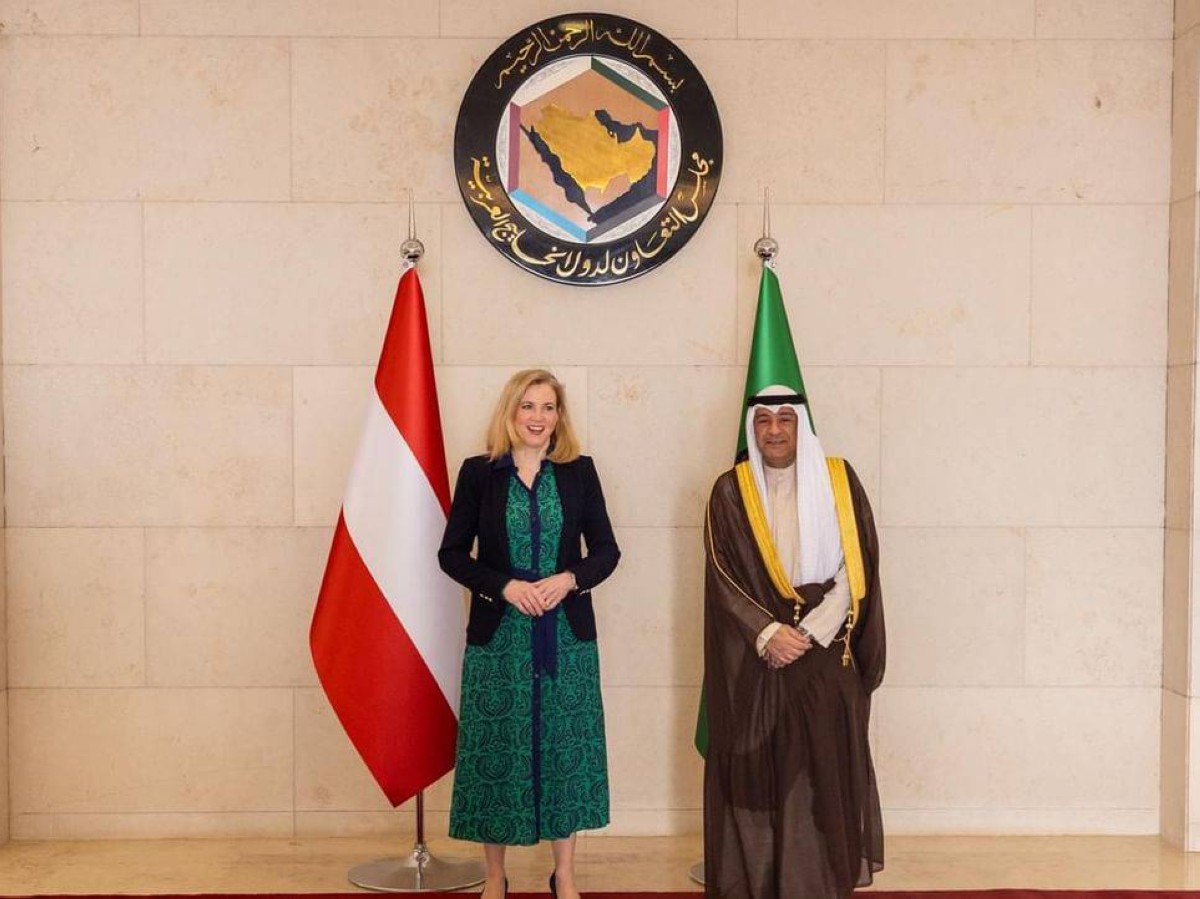 أمين عام مجلس التعاون يبحث مع وزيرة خارجية النمسا التطورات في المنطقة