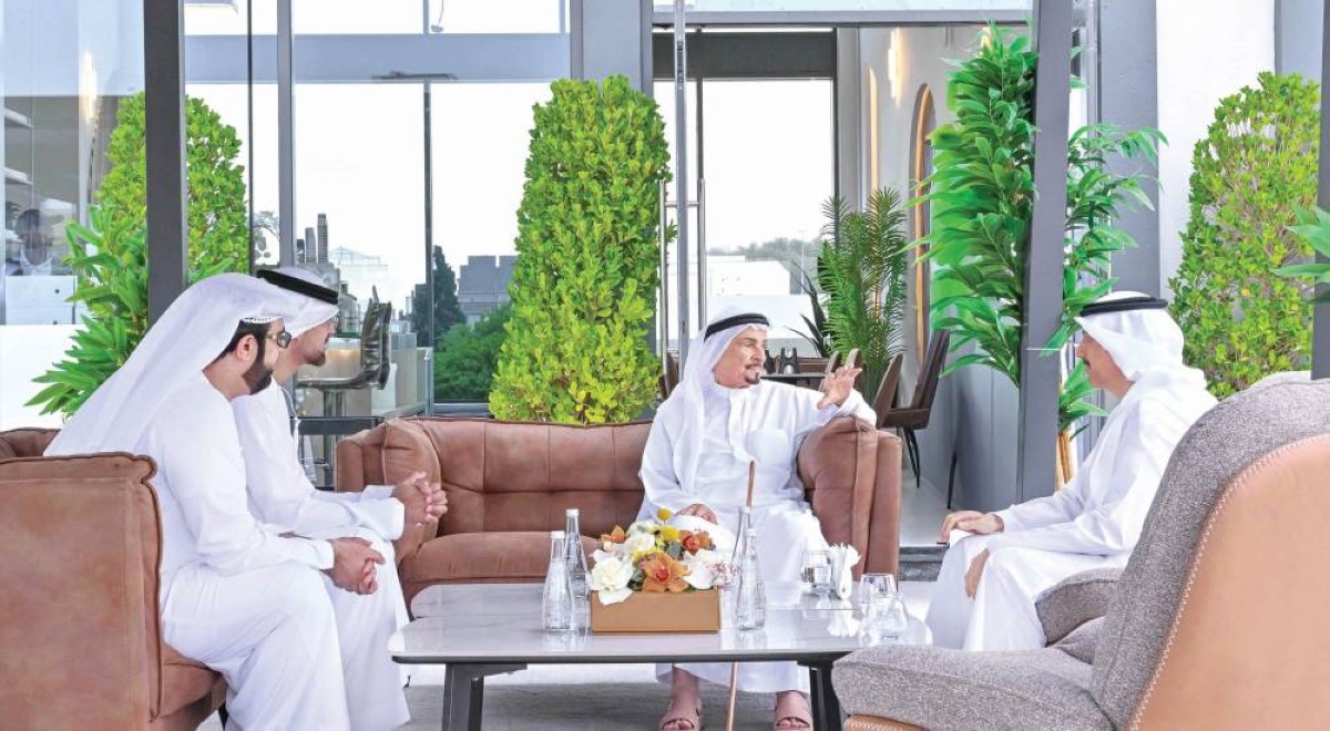 حميد النعيمي يتفقد المشاريع التجارية ومشاريع الشباب بـ«عجمان أفينيو»