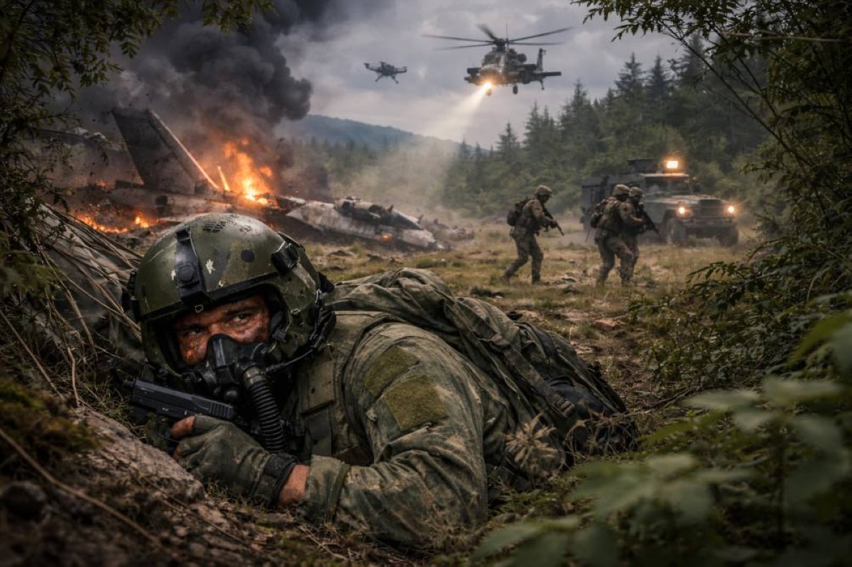 ماذا يحدث عندما يسقط الطيار خلف خطوط العدو؟