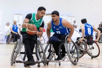 منصور محمد النقبي.. لاعب كرة سلة تحدى كرسيه المتحرك بـ 10 ذهبيات