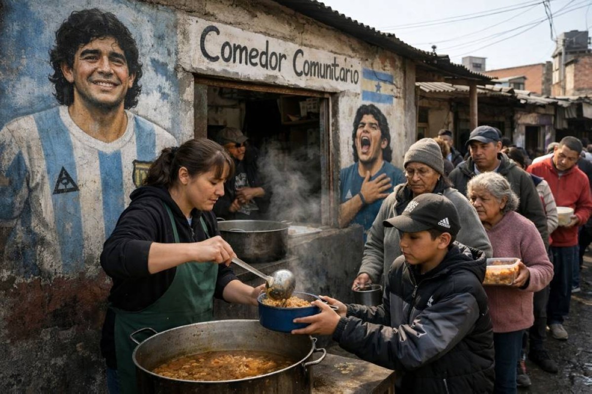 منزل مارادونا يفتح أبوابه للفقراء