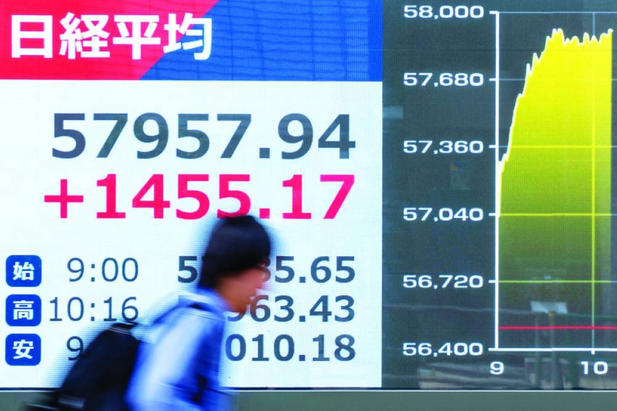 مكاسب قوية للأسهم اليابانية أمس