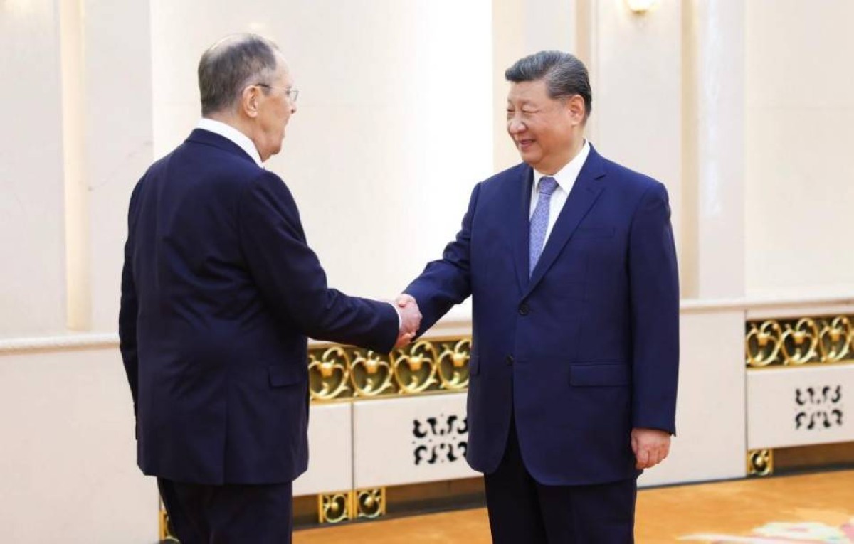 الرئيس الصيني يلتقي وزير الخارجية الروسي في بكين