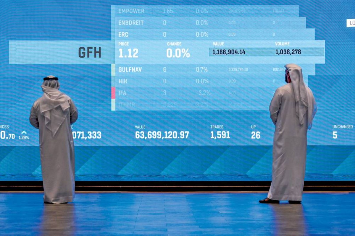 دبي تقود ارتفاعات البورصات العربية بمكاسب 20.3 ملياراً