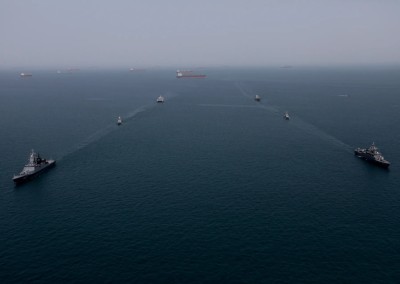 التلاعب الإيراني ببيانات السفن يفشل في أول اختبار عبور للحصار الأمريكي