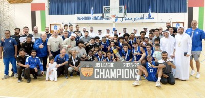 نادي النصر بطلاً للدوري العام للشباب لكرة السلة
