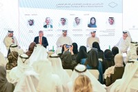 سعيد العطر وعبدالله العامري وأحمد الشامسي وباتريك شلهوب خلال الحدث