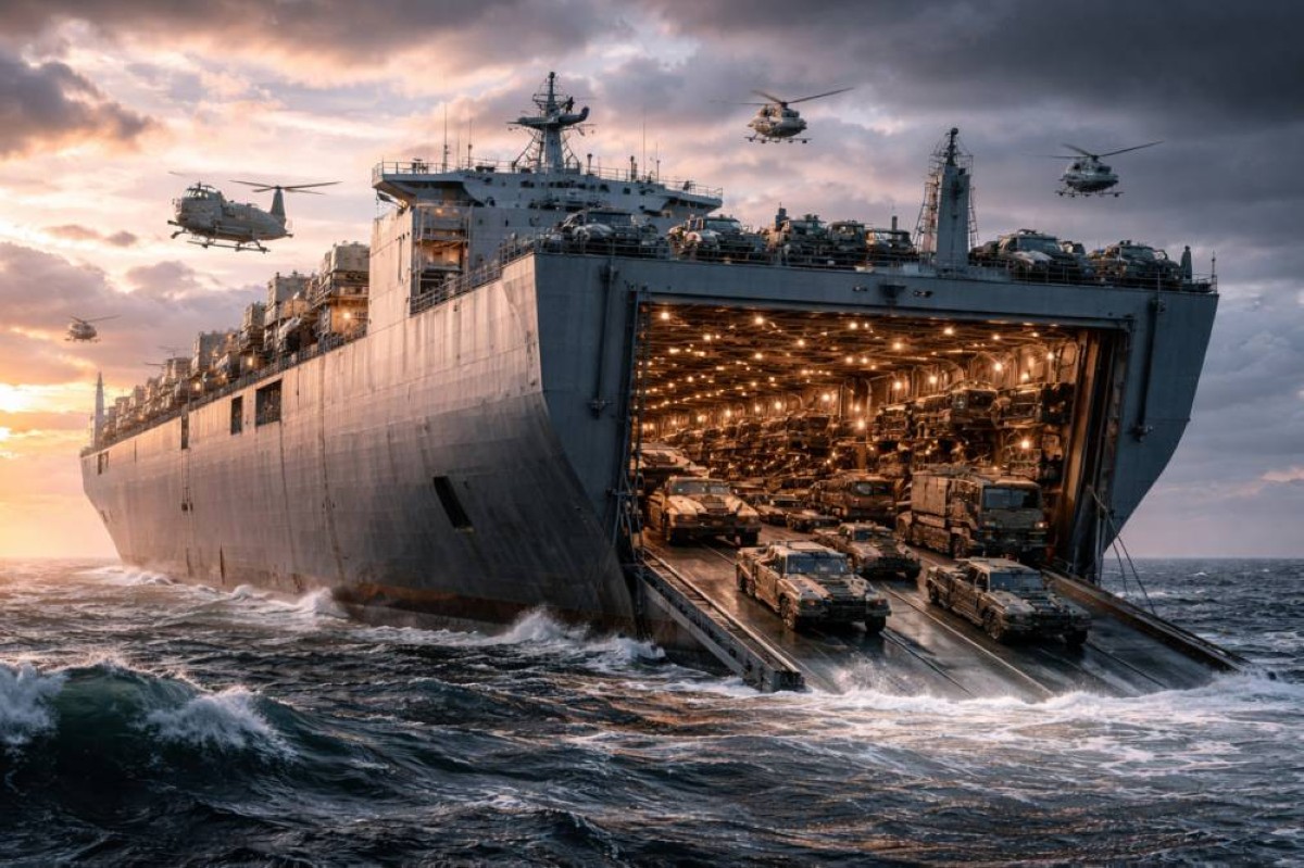 62 ألف طن من الرعب.. كيف تُخفي جيشاً كاملاً في البحر؟