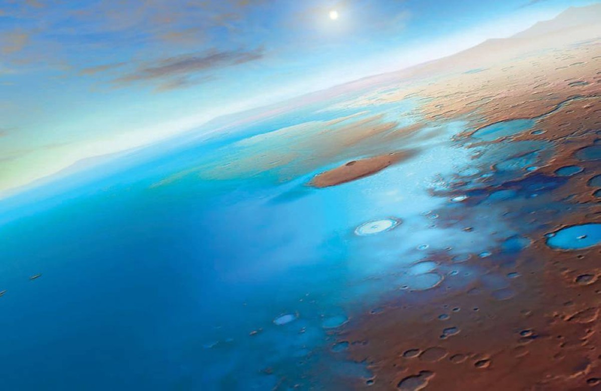 المريخ احتضن محيطاً مائياً على سطحه