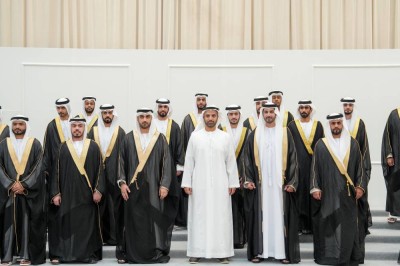 ولي عهد رأس الخيمة يحضر العرس الجماعي الـ13