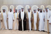 سعود بن صقر يحضر أفراح الزعابي