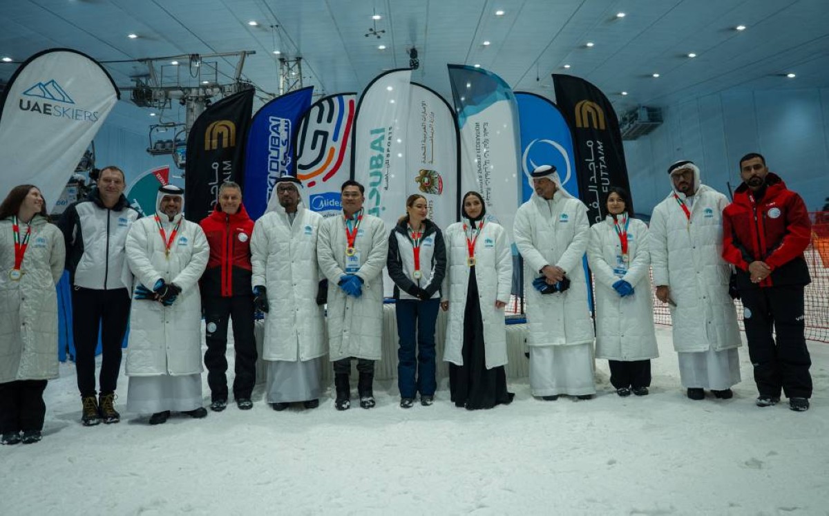 100 طالب في منافسات التزلج بـ «ألعاب مدارس دبي»