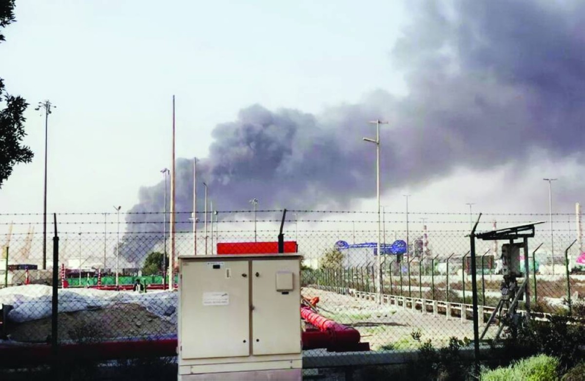 هجوم إيراني غادر على مواقع في المنامة 