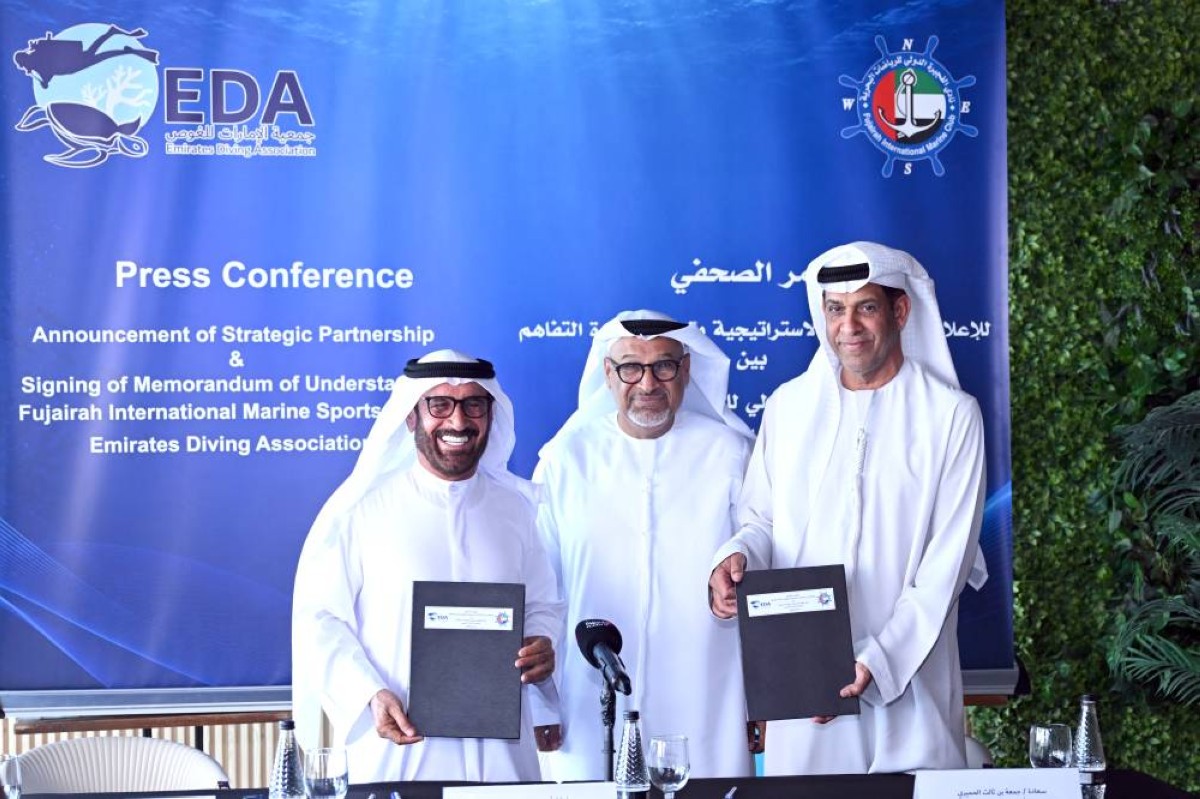 شراكة استراتيجية بين «الفجيرة البحري» وجمعية الإمارات للغوص