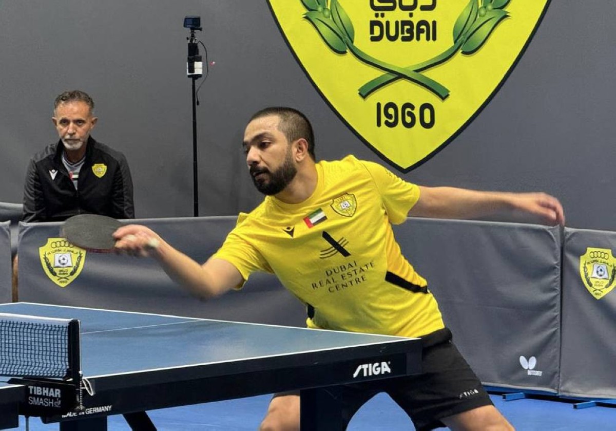 الوصل وشباب الأهلي إلى نهائي كأس الإمارات لكرة الطاولة