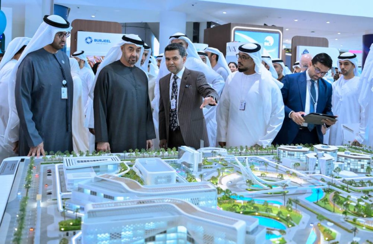 محمد بن زايد ومحمد بن راشد يطلعان على مستقبل مدينة برجيل الطبية