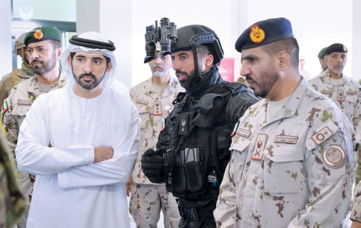 حمدان بن محمد: قواتنا المسلحة درع الوطن وسيفه وحصنه المنيع