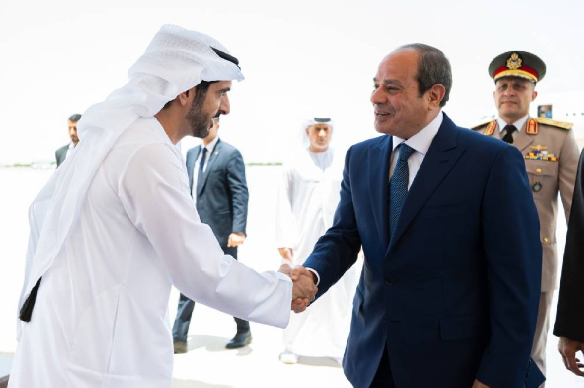 بن زايد والسيسي يتفقدان مقاتلات مصرية في الإمارات — image 2