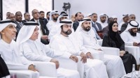 محمد الشرقي خلال زيارة الجامعة بحضور سليمان الجاسم