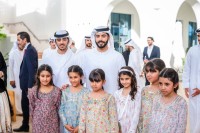 هزاع وراشد بن حمدان بن زايد يفتتحان معرض "بصمة الإمارات: نبني معاً"