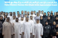 ذياب بن محمد بن زايد يكرّم فرق عمل ألعاب الماسترز أبوظبي 2026