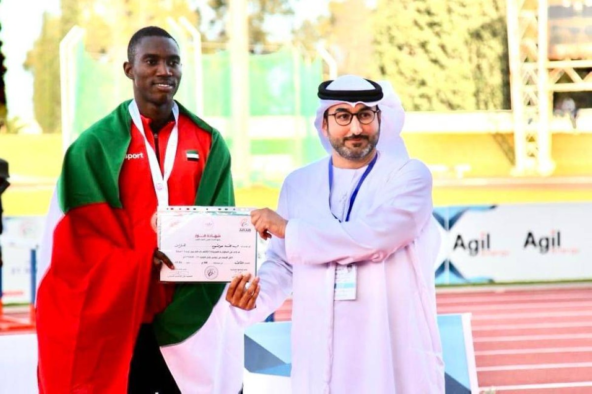العداء عبدالله مشهود يمثل الإمارات في مونديال أوريغون