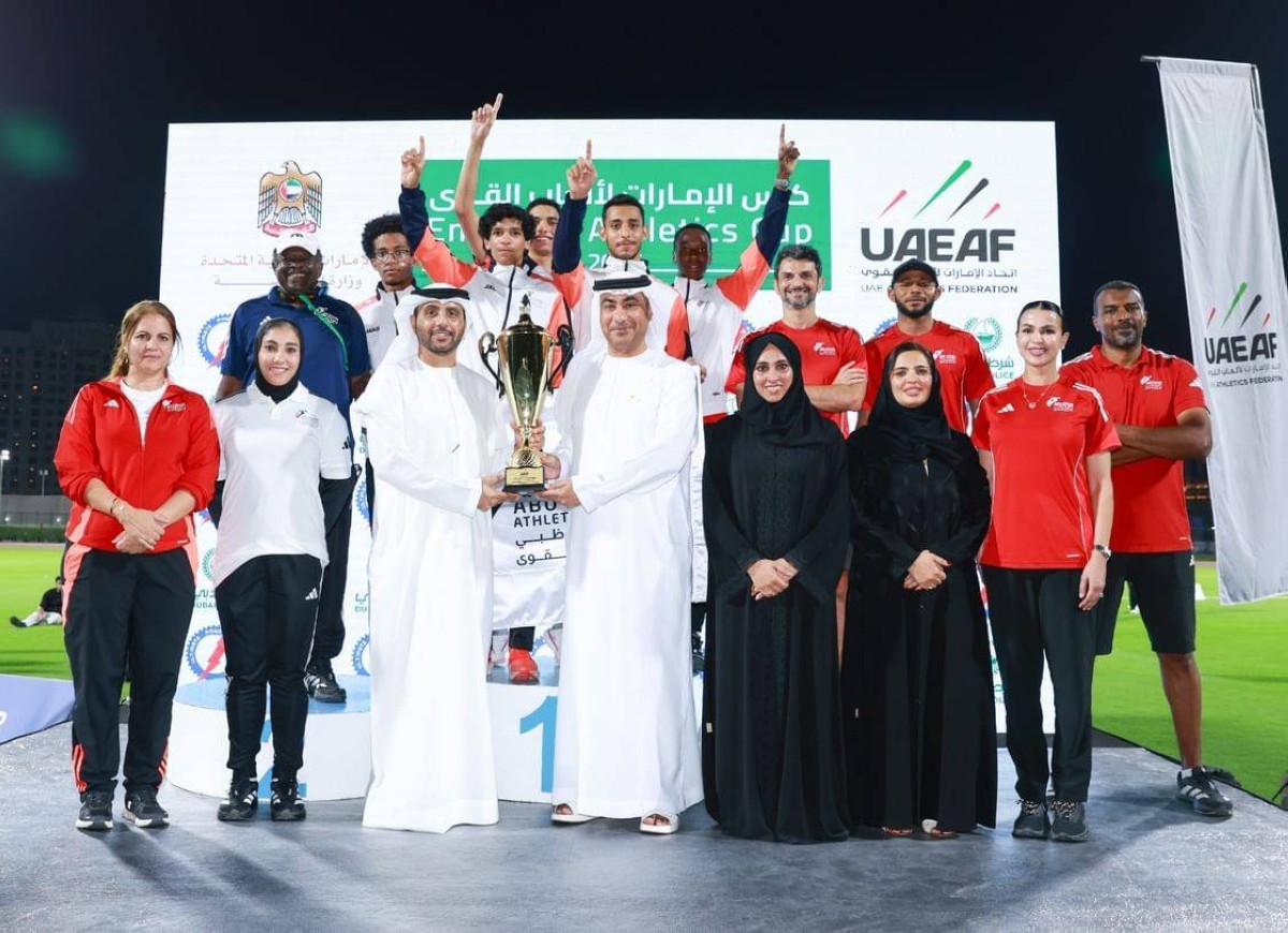 «أبوظبي لألعاب القوى» يحصد 58 ميدالية و10 أرقام قياسية في كأس الإمارات
