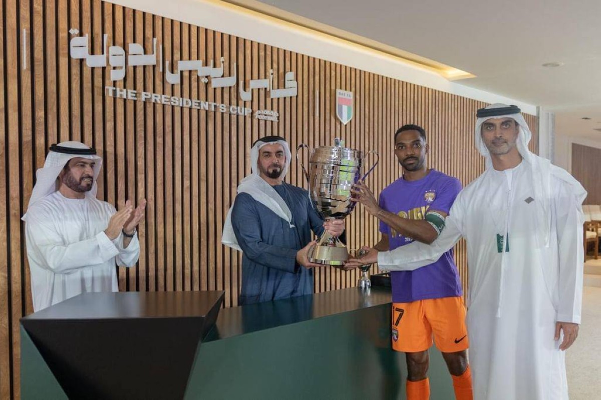 سيف بن زايد يتوج العين بطلاً لكأس رئيس الدولة للمرة الثامنة في تاريخه