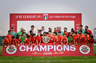 شباب الأهلي بطل دوري تحت 10 سنوات «ب»