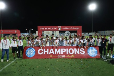 دبا يحصد درع دوري تحت 15 سنة «ب»