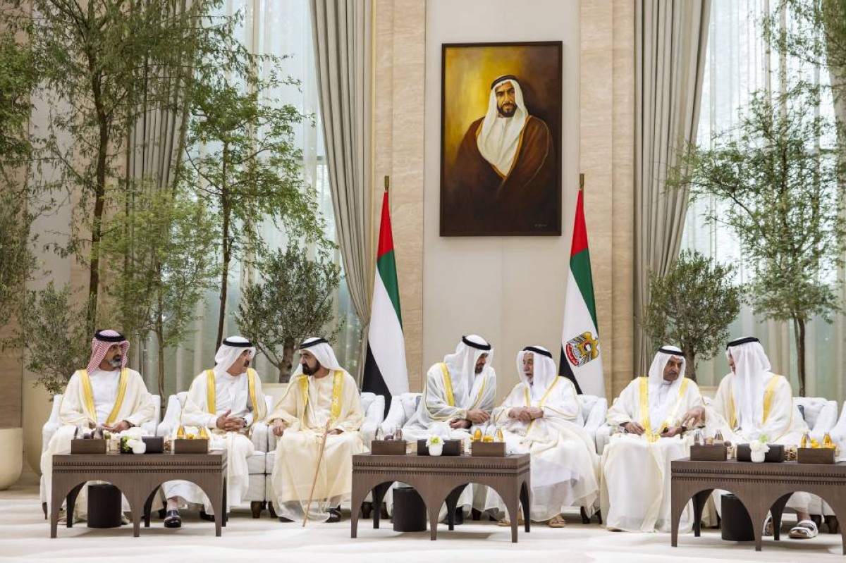 محمد بن زايد: سعدت بلقاء إخواني حكام الإمارات والمهنئين بعيد الأضحى