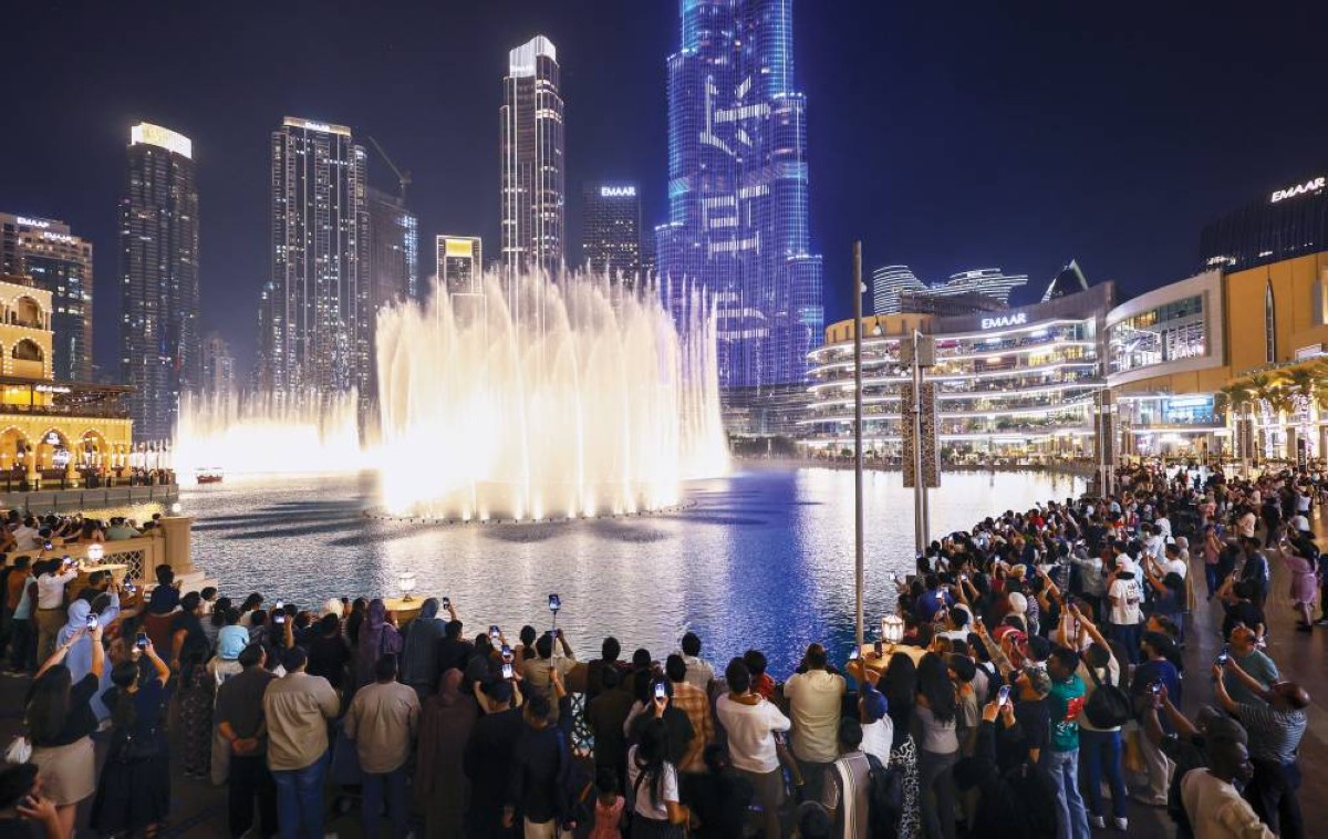  إقبال كبير على معالم دبي السياحية 