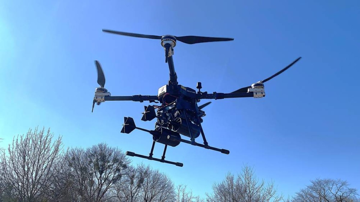 Saint Petersburg drone protest