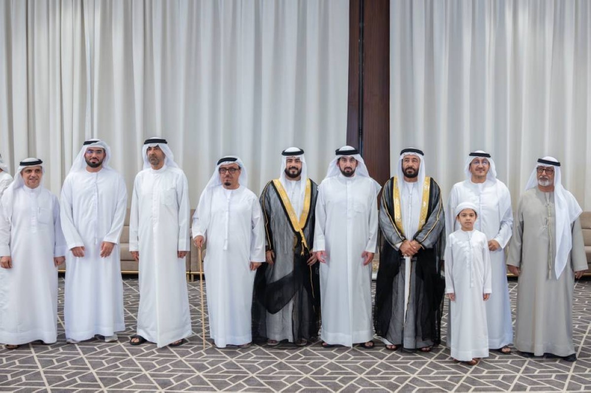 أحمد بن محمد يحضر أفراح العلماء والتميمي